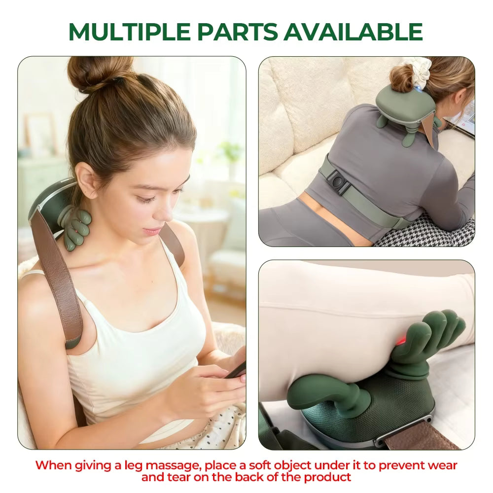 4D Bionic Finger Neck & Trapezius Shoulder Massager Shawl
