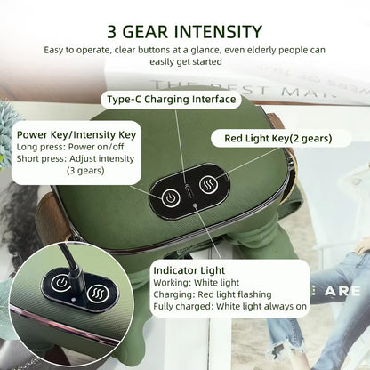 4D Bionic Finger Neck & Trapezius Shoulder Massager Shawl